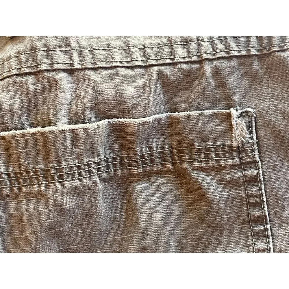 Vintage Wrangler Original cotton Cargo Pants - 36x32 - Flat Front Work Trousers